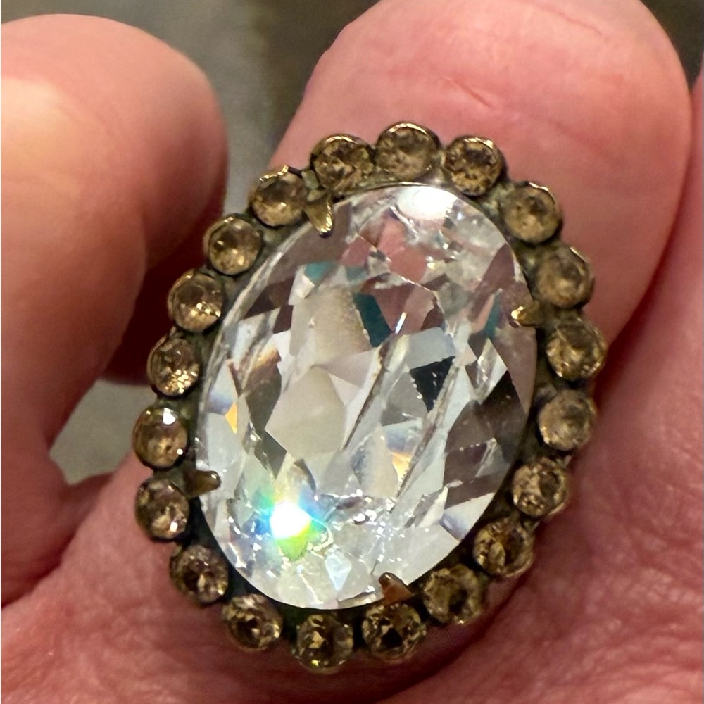 Sorrelli Crystal and Gold Ring